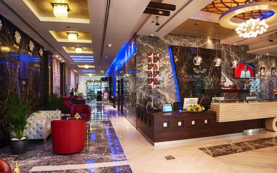 Rose Park Hotel - Al Barsha reception
