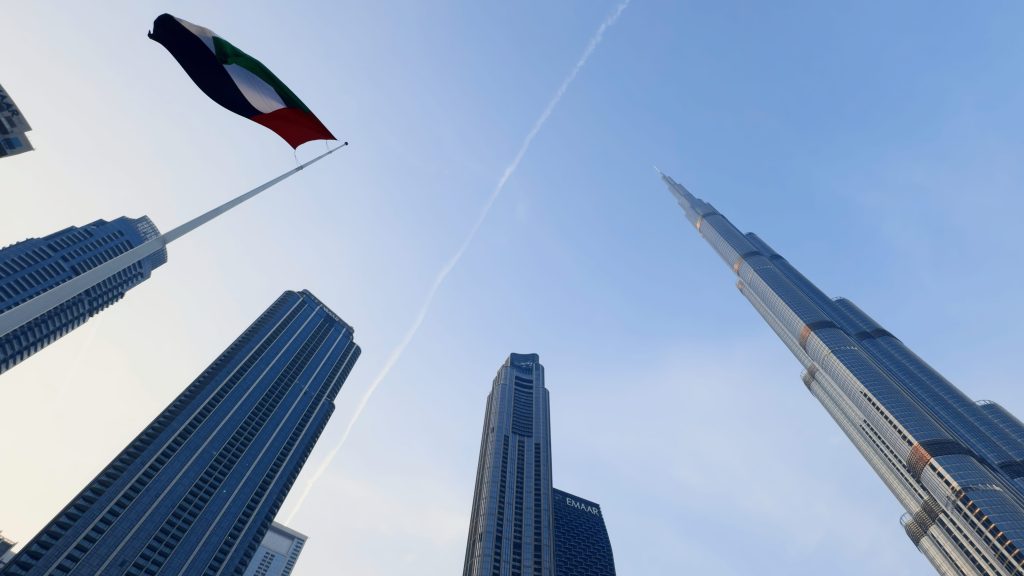 Dubai Airshow aircraft Dubai skyline business hotel